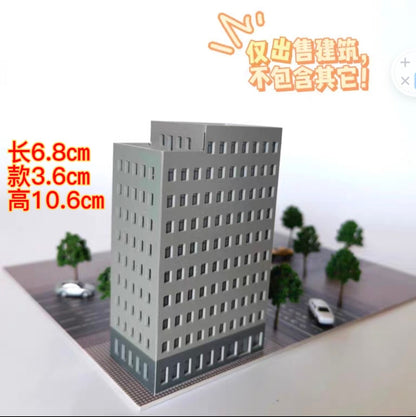 1/300 Urban Building Model Building Iron Tower Building Road Model Scene Model