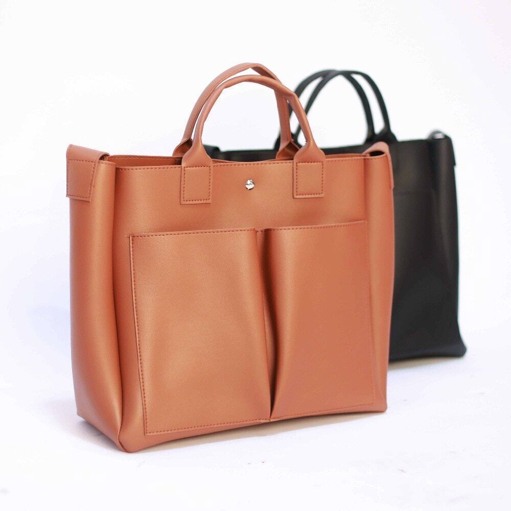 Leather Laptop Bag Handbags Women Shoulder Bag Big Tote Ladies Crossbody Bags