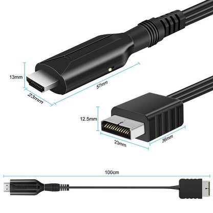 Audio Video 1080P Converter Cable For PS1/For PS2 to HDMI Adapter Game Console
