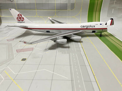 1:200 35CM JC Wings Cargolux BOEING 747-400F Airfreighter Diecast Aircraft Model