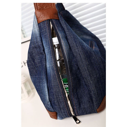 Bags Denim Handbag Large Shoulder Bags Blue Jeans Tote Purse Vintage 25*16*8 CM
