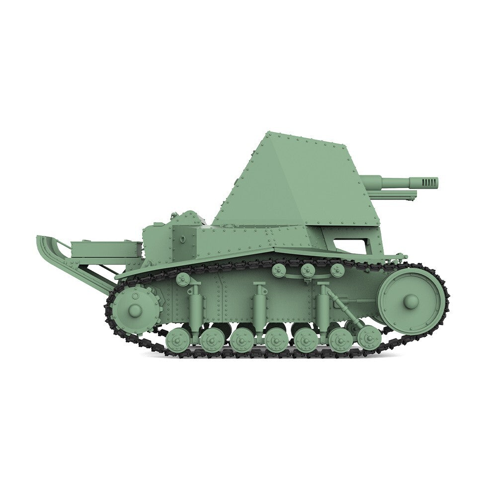SSMODEL SS72830 25mm Military Model Kit Soviet SU-18 Self-Propelled Artillery