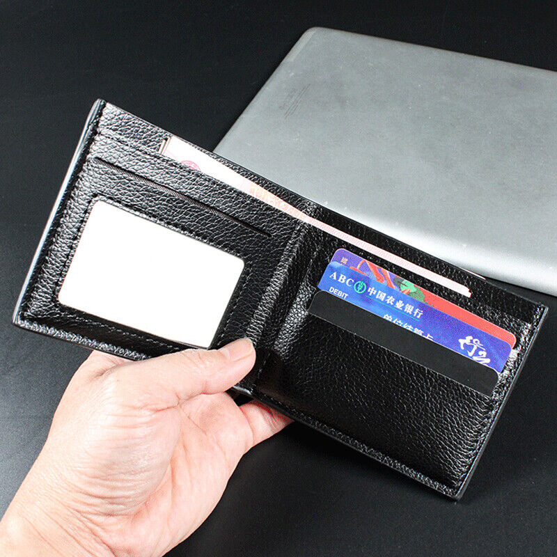Card Bag Horizontal Wallet Purse Change Wallet Men's Short Wallet Card Pack PU