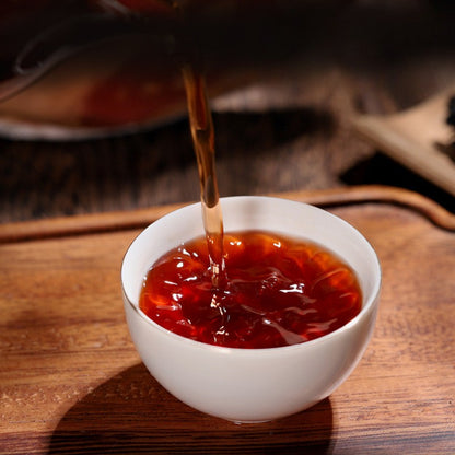 100g Ripe Pu'er Tuocha Yunnan Menghai Ancient Tree Compressed Fermented Tea