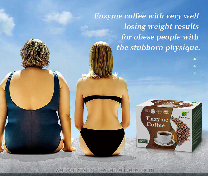 Enzyme Slim Coffee Weight Loss Herbal Diet Burn Fat Constipation Slimming Coffee