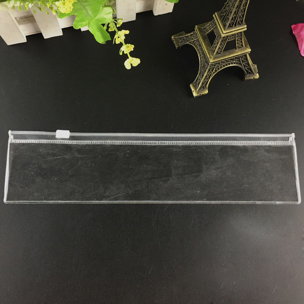 Pack of 50 PVC LONG Plastic Zip Lock Bags Display Storage Watch Pouch Case