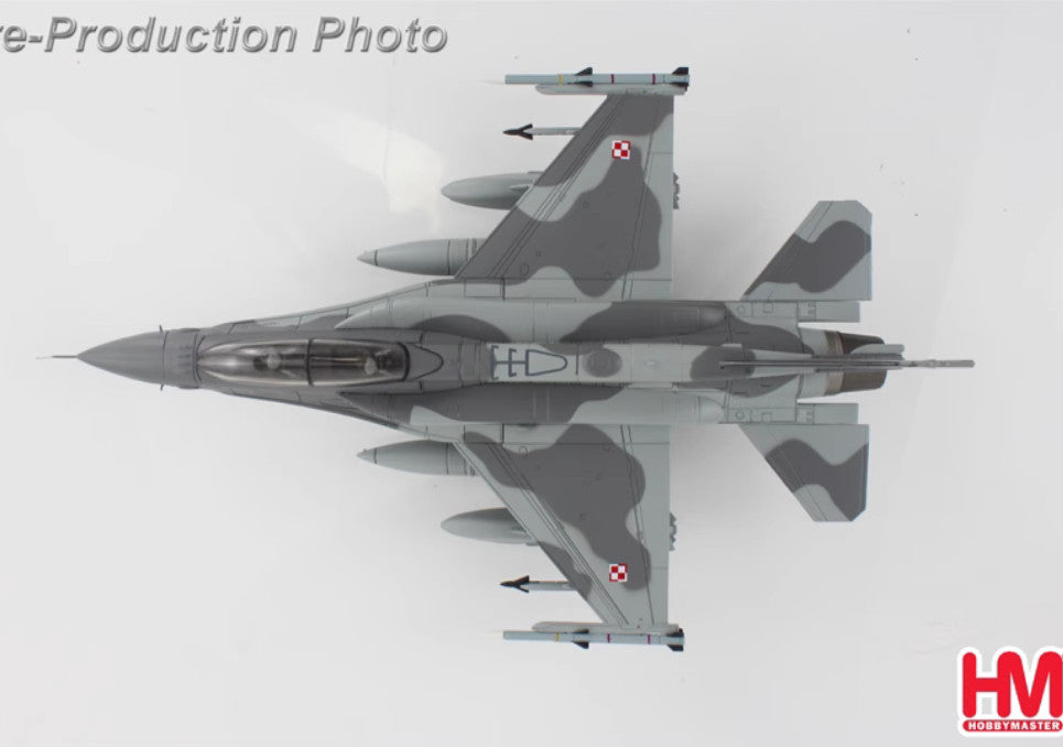 1:72 HM F-16D Polish Air Force Alaska, 2012 Fighter Diecast Aircraft Plane Model