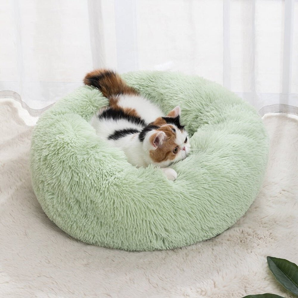 Winter Warm Cat Pet Bed – Soft Nest Cushion