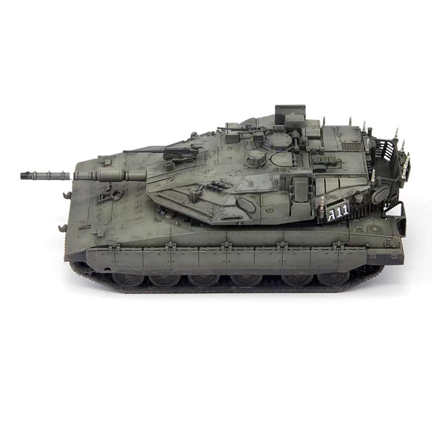 Homemade 1/72 Israel Merkava 4M Main Battle Tank Finished Model Ornament