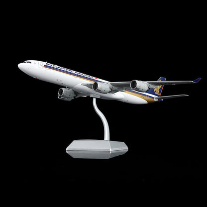 1:200 SQ Wings Singapore Airlines A340-500 9V-SGE Plane Diecast Aircraft Model