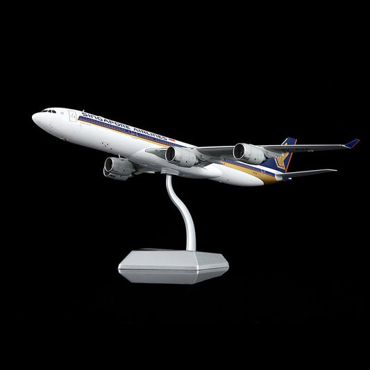 1:200 SQ Wings Singapore Airlines A340-500 9V-SGE Plane Diecast Aircraft Model