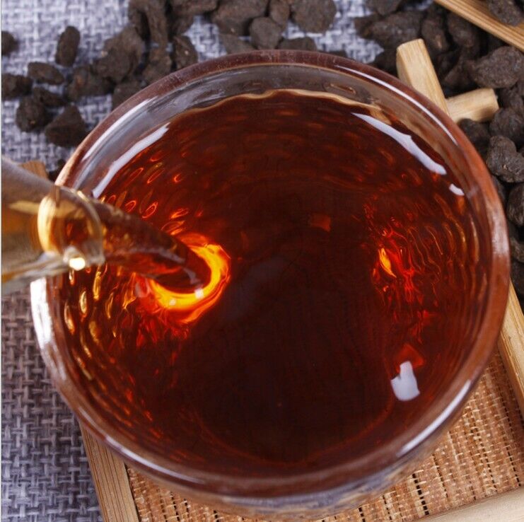 Old Fossil Pu'er Tea Block Ancient Tree Glutinous Rice Yunnan Pu'er Tea-
