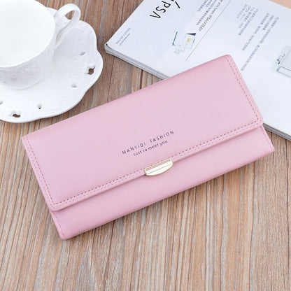 Synthetic Leather Wallets Hasp Money bags Zipper Coin Purse Cards Holder Pouch