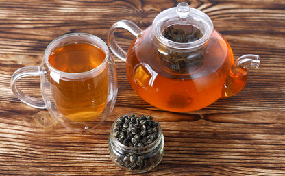 Imperial Jasmine Dragon Pearls Green Tea Loose Leaf - Premium Green Tea 125g