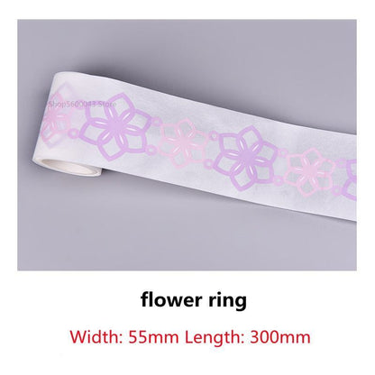 Ceramic Decals 3 Meter Pottery Painting Textured Paper Hollow Stickers Auxiliary