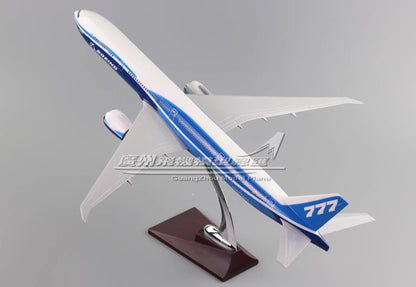 47CM WORLDLINER BOEING 777-300ER Passenger Airplane Resin Aircraft Plane Model