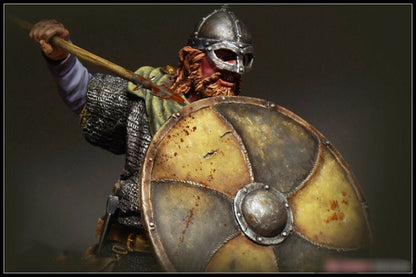 1/12 resin figures bust model kit A warrior in battle Unassembled Upainted