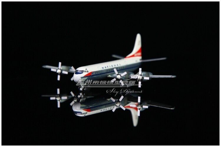1:400 GeminiJets NATIONAL Lockheed L-188A Passenger Airplane Diecast Plane Model