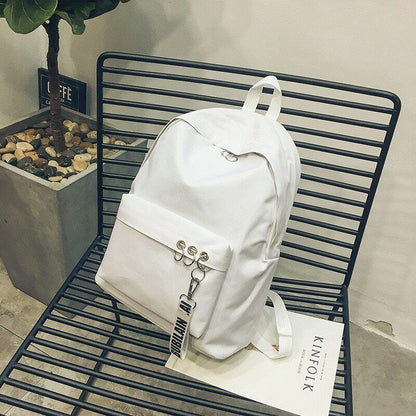 Girl's Polyester Women Backpack Campus School Bag Lady College Rucksack Knapsack