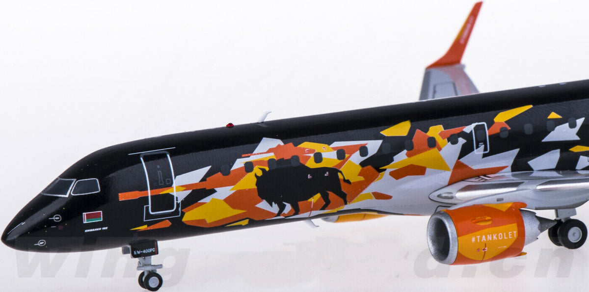 1:200 JC Wings Belavia Embraer ERJ-190 Passenger Airplane Diecast Aircraft Model
