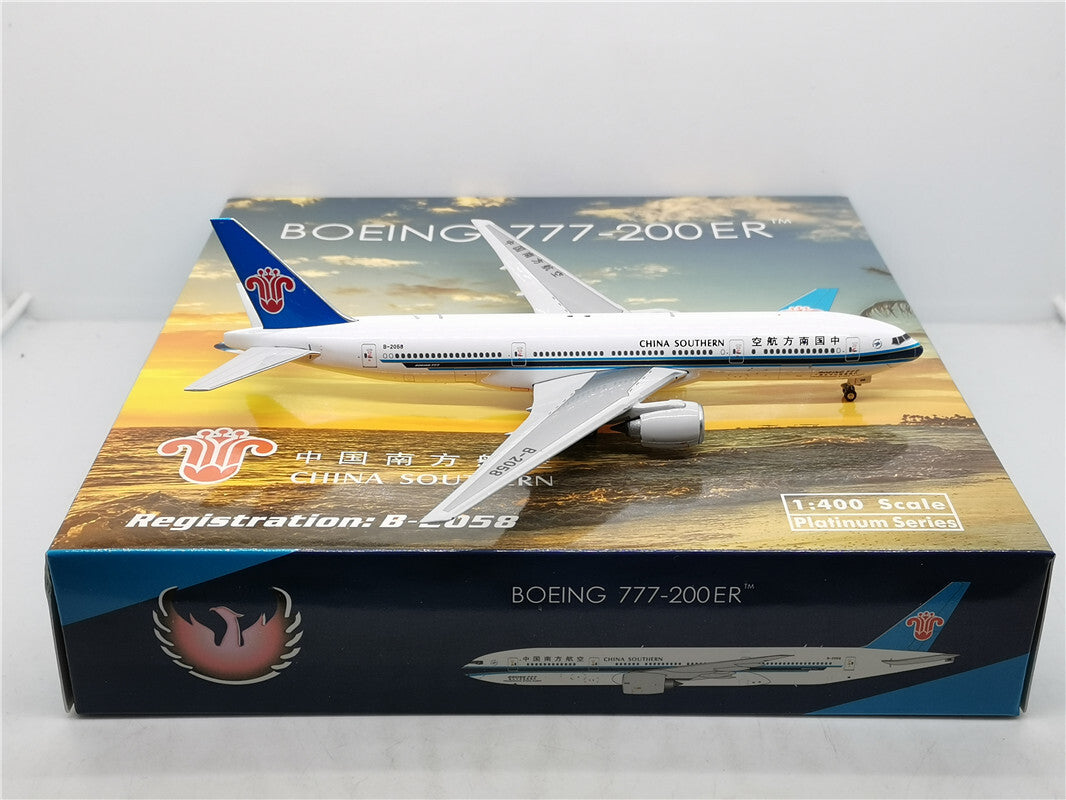 1:400 Phoenix CHINA SOUTHERN BOEING B777-200ER Airplane Diecast Aircraft Model
