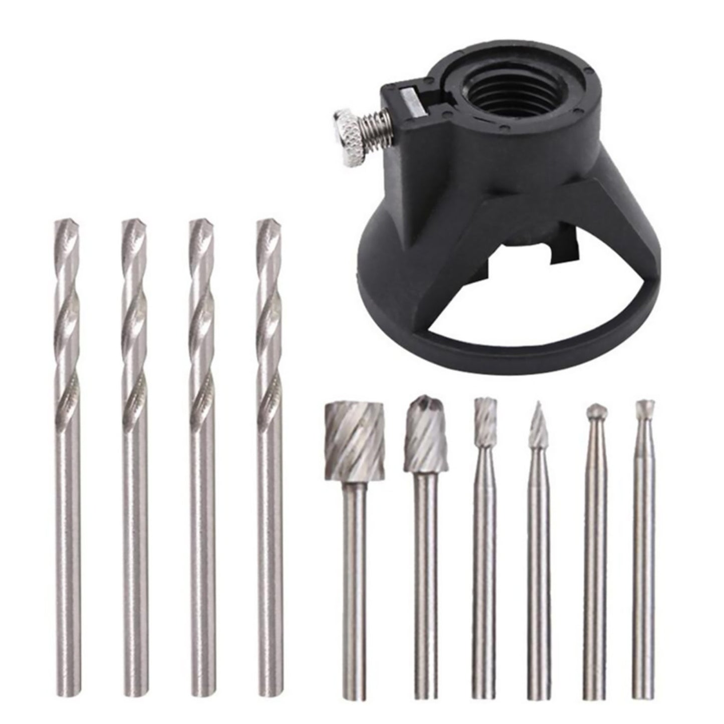 Large Window Wood Cutting Guide HSS Router With Drill Bits Set For Dremel E