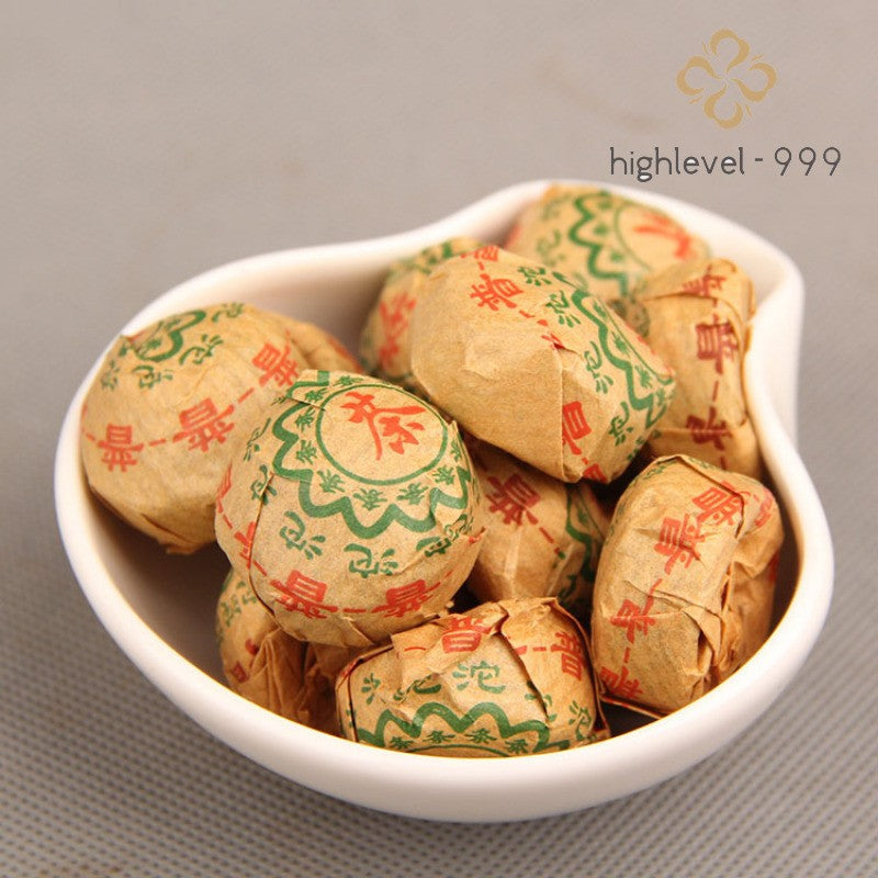 100g Fermented Ripe Pu'er Mini Tuo Tea Yunnan Handmade Compressed Small Tuocha