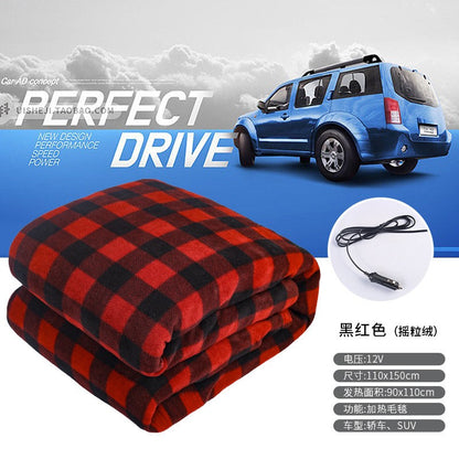 Car electric blanket 12v volt dedicated warm car for outdoor camping110*150cm