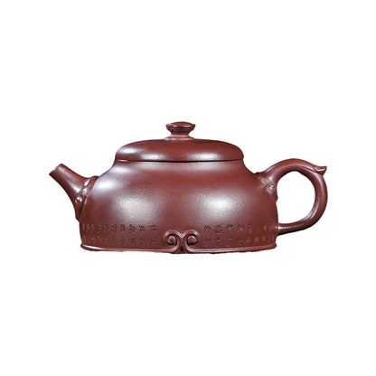 Traditional Craft Handmade Tea Pot 9 Infuser Holes Yixing Zisha Clay Master Pot