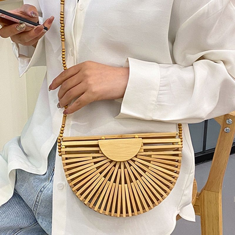 Summer Luxury Handbag Women Shoulder Beach Bag Mobile Phone Wallet 20*13/14*10CM