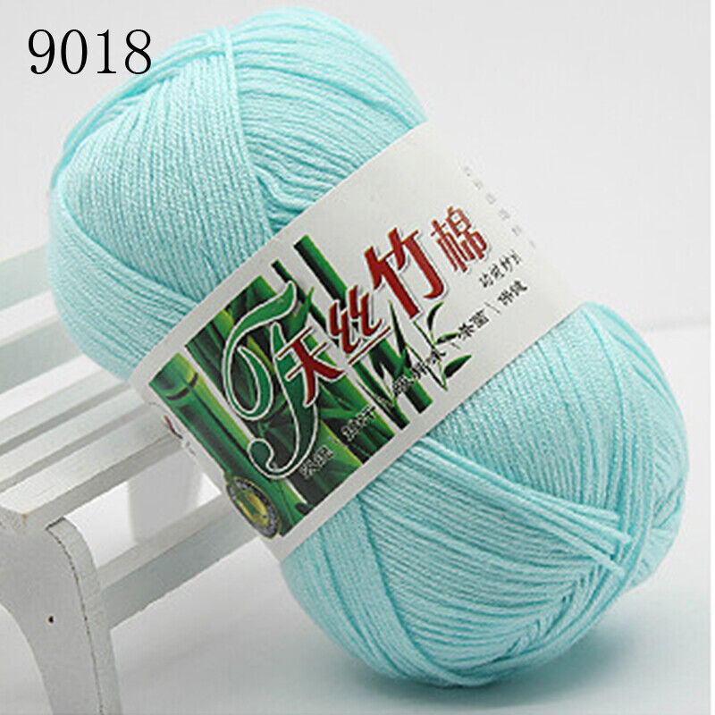 Hot Sale 50g Soft Bamboo Crochet Cotton Yarn Knitting Baby Knit Wool Yarn