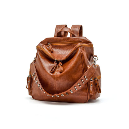 Celela Women Backpack Student One-shoulder Strap Boston Bag Travel Commuter Bag