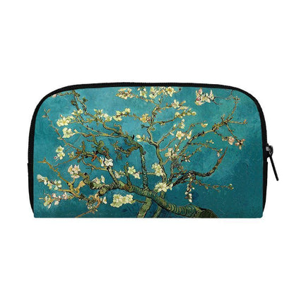Oil Painting Sunflower Starry Night Wallet Women Purse Credit Card Phone Holders
