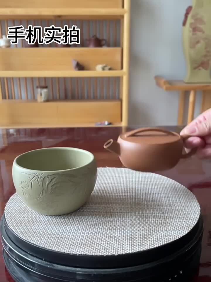 Full Handmade Tea Pot Hand Carved Real Yixing Zisha Clay Master Pot Big Mouth
