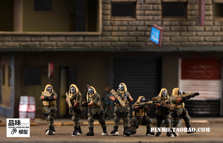1/72 Special Forces Ghost Squad Soldier 7 Soldier Model