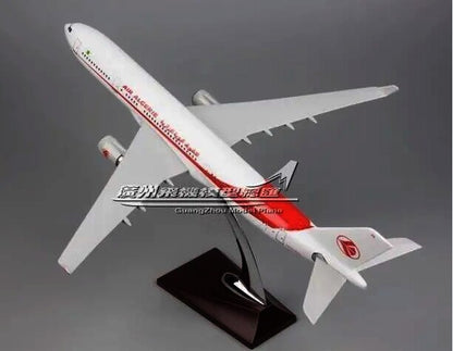 40CM Air Algerie AIRBUS A330 Passenger Airplane 7T-VJV Resin Aircrarft Model