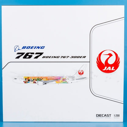 27CM 1:200 JC Wings Japan Airlines B767-300ER Passenger Airplane Diecast Model