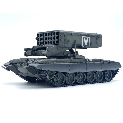 ARTISAN 1/72 Russian-Ukrainian TOS-1A Flamethrower Tank Finished Model Ornament