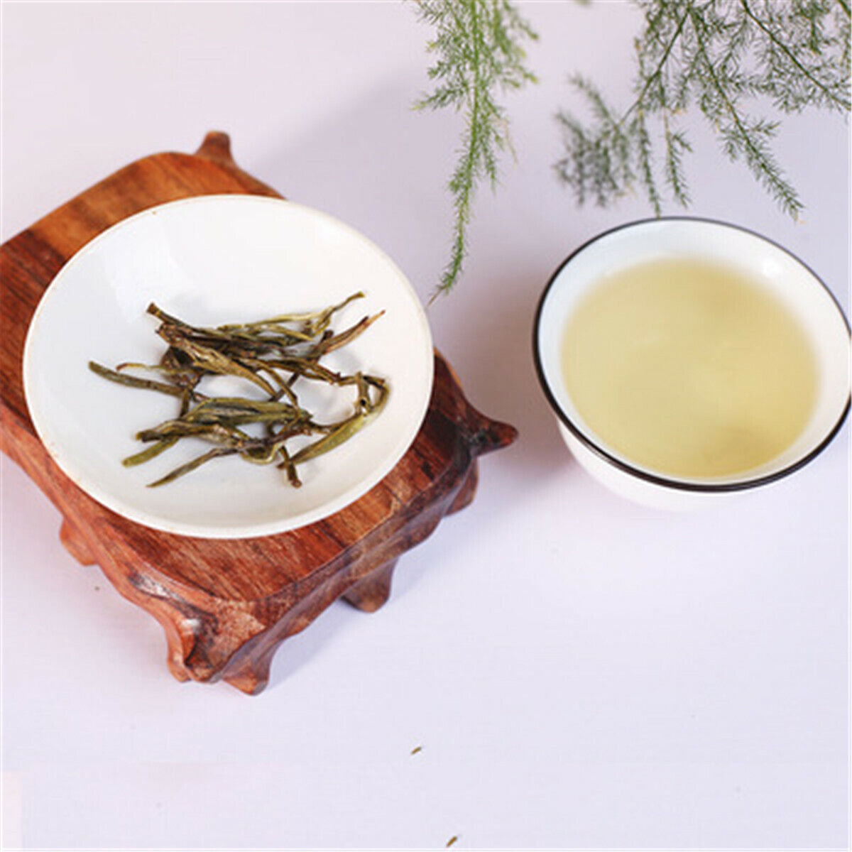 Bai Hao Yin Zhen Cake 300g Fuding Fujian Organic White Tea Silver Needle