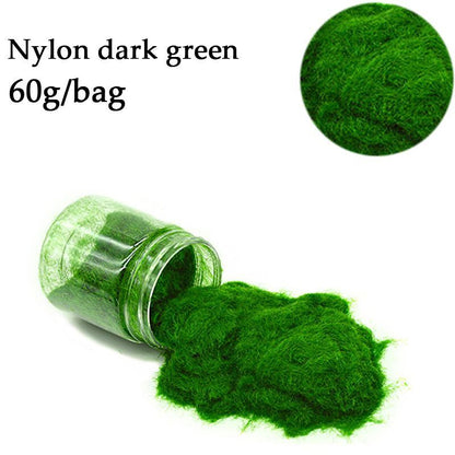 Static Grass Powder 3MM Simulation Turf Flocking Nylon Toy Model Scenery Making