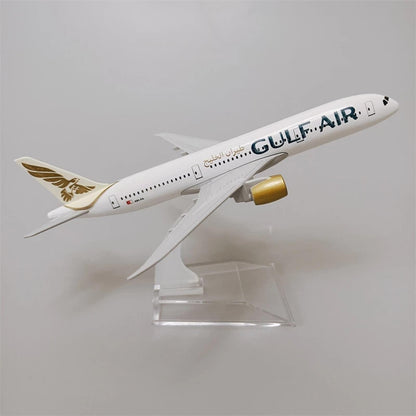 1/400 Aircraft GULF B787 Alloy Plane Model Civil Airlines Airplane Collection b