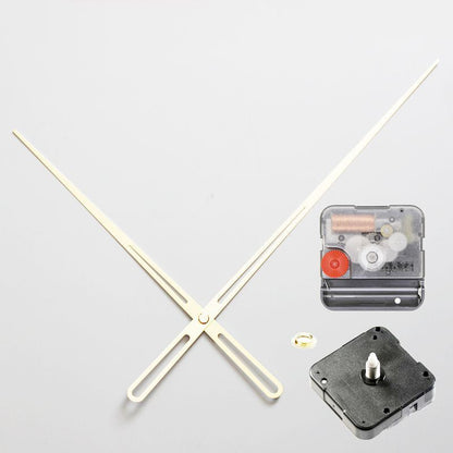 Wall Clock Parts Metal Round Hole High Torque Movement Long Hands Kits Accessory
