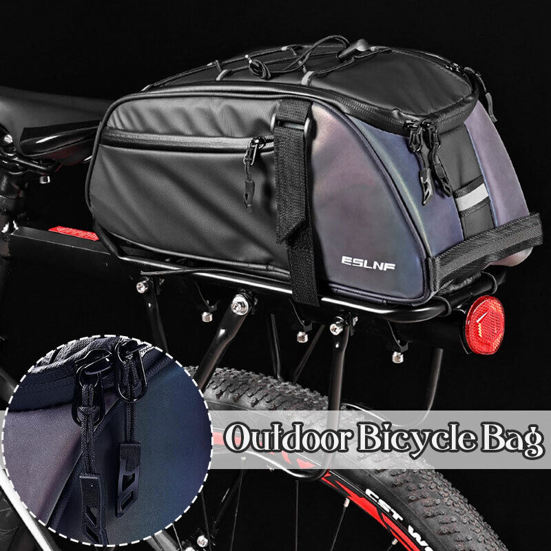 Bike Rack Bag Road MTB Bicycle Carrier Bag Trunk Pannier Cycling Bags Reflective