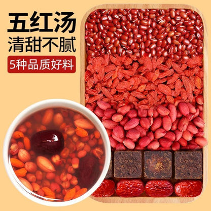 Five Red Soup Women's qi and blood toning body health tea