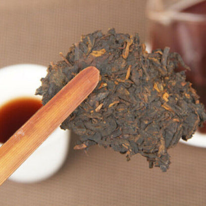 357g Chen Cang Pu-erh Tea Ancient Tree Ripe Puer Cake Menghai Taste Old Tree