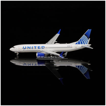 1:400 GeminiJets UNITED BOEING 737 MAX 8 Passenger Plane Diecast Aircraft Model