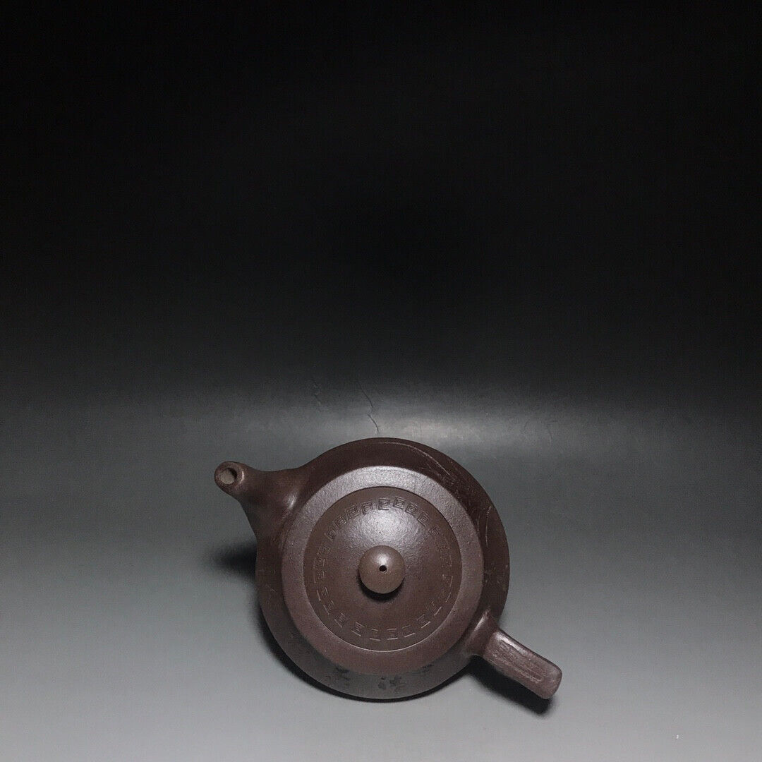 Chinese Yixing Zisha Clay Handmade Exquisite Teapot（汉云 底款：如图）