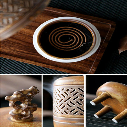 Chinese Ceramic Incense Burner Sandalwood Incense Burner Tea Ceremony Zen Censer