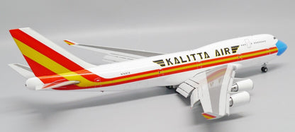 1:200 JC Wings Kalitta Air BOEING B747-400F Flap Down Plane Diecast Model