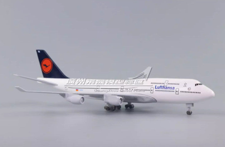 20CM Lufthansa BOEING 747-400 D-ABYA Passenger Aircraft Diecast Airplane Model
